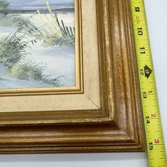 Original Lighthouse Coastal Oil Painting Framed Original Signed Adamson Nautical - Picture 13 of 16